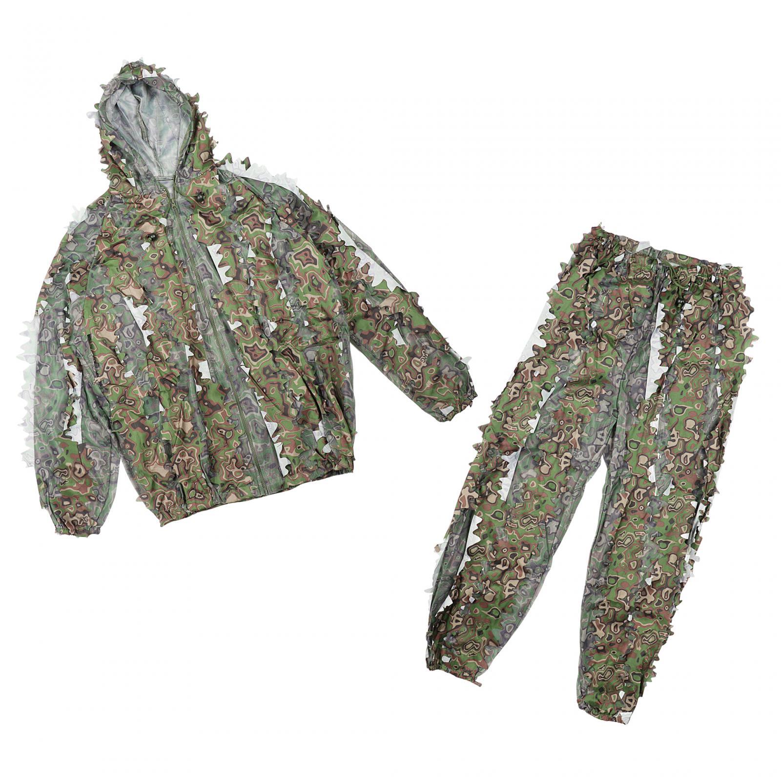Outdoor Adventure Farm - Leaves Ghillie Suit Set Woodland Hunting