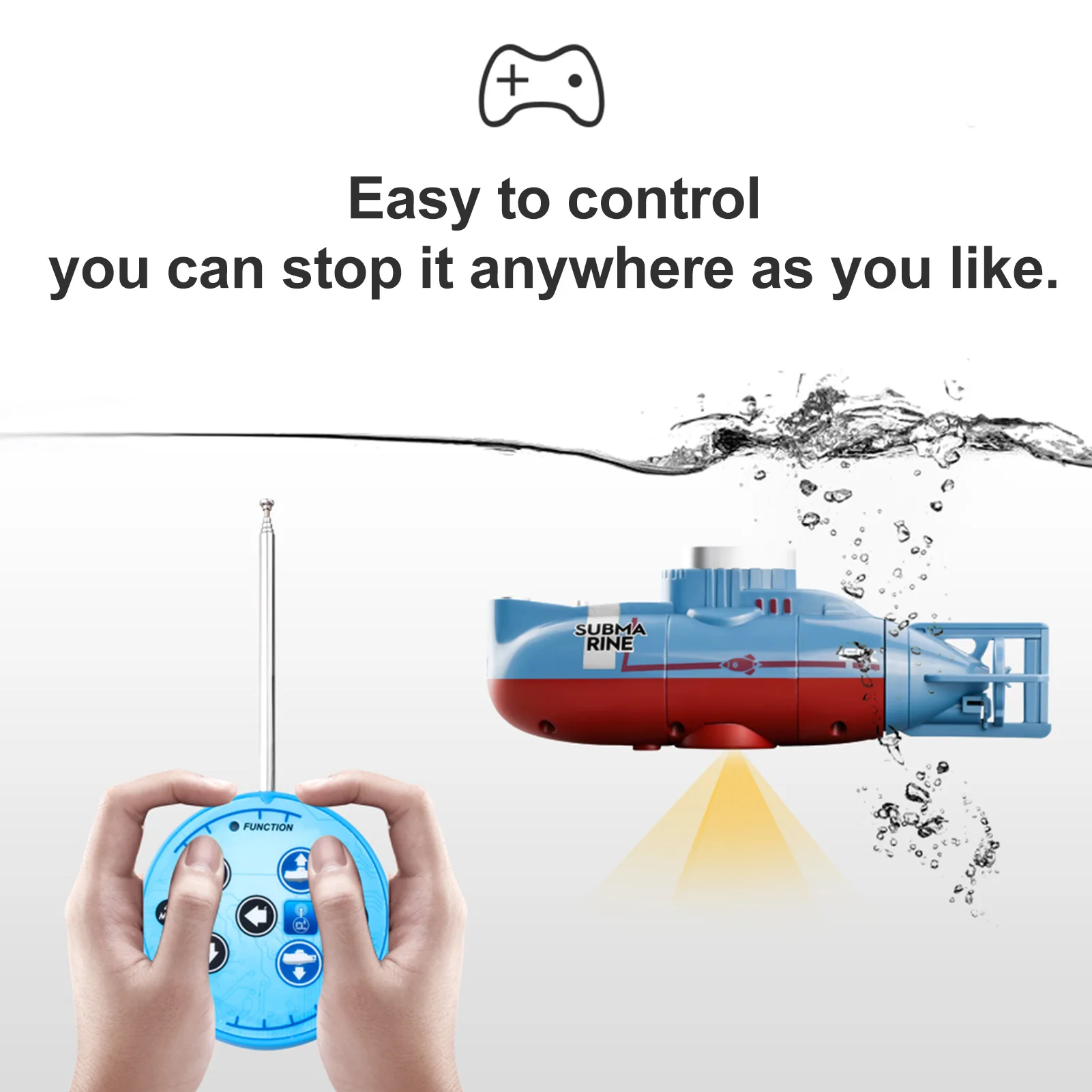Simulation Mini RC Submarine 0 - Outdoor Adventure Gifts recension och pris
