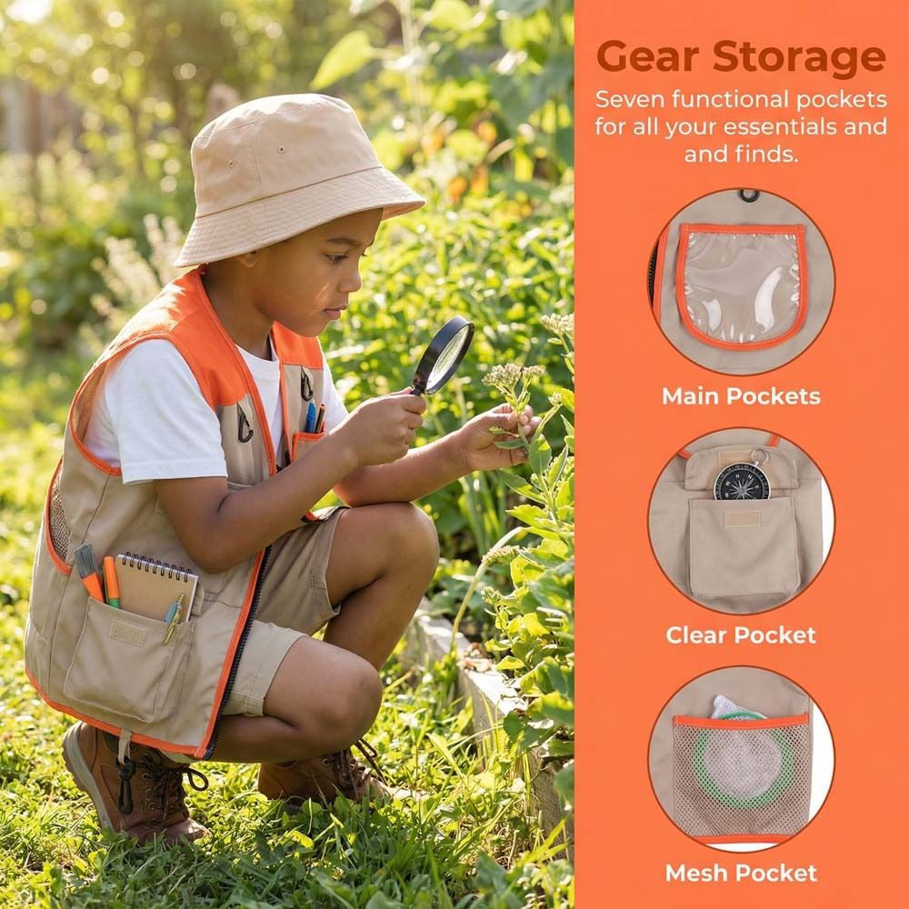 Summer Clothing Explorer Vest  - Outdoor Adventure Movies recension och pris