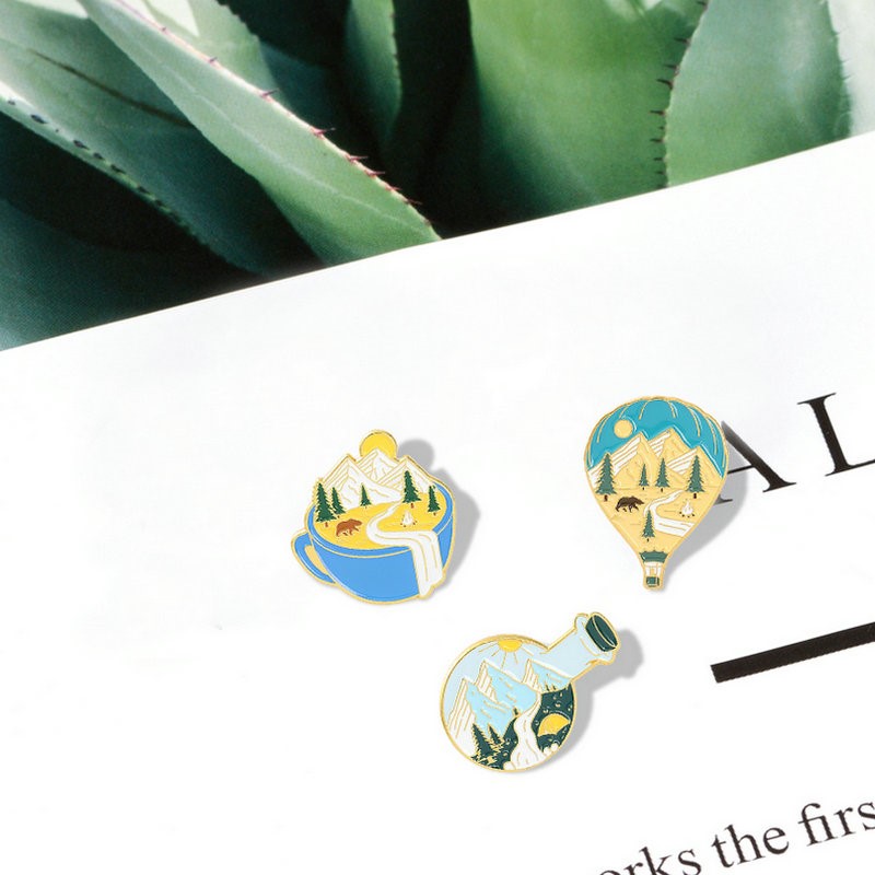 Camping Adventure Enamel Pins  - Outdoor Adventure Gifts recension och pris
