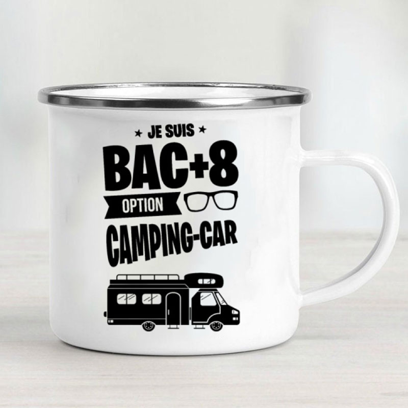 Camping Car Enamel Mug Adventu - Outdoor Adventure Gifts recension och pris